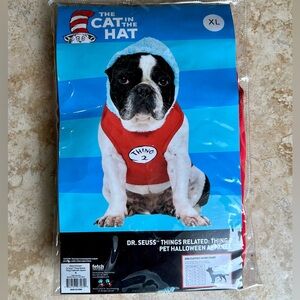 Thing 2 Dr. Seuss Dog Costume in XL